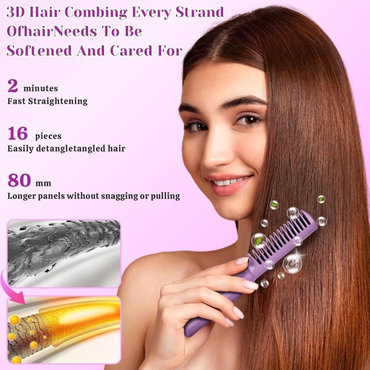 hair straightner comb